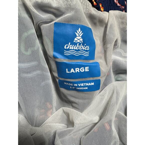 Chubbies The Neon Lights Swim Trunks Shorts Size Large - Picture 5 of 5
